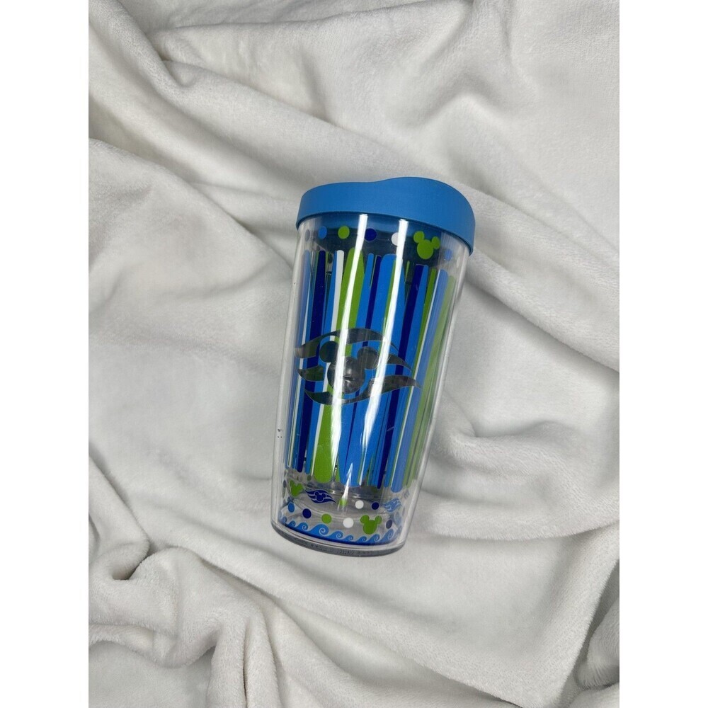 Disney Mickey Mouse Blue Tervis 16oz Insulated Travel Tumbler Cup Made USA